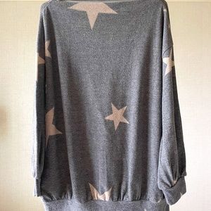 Grey star sweatshirt